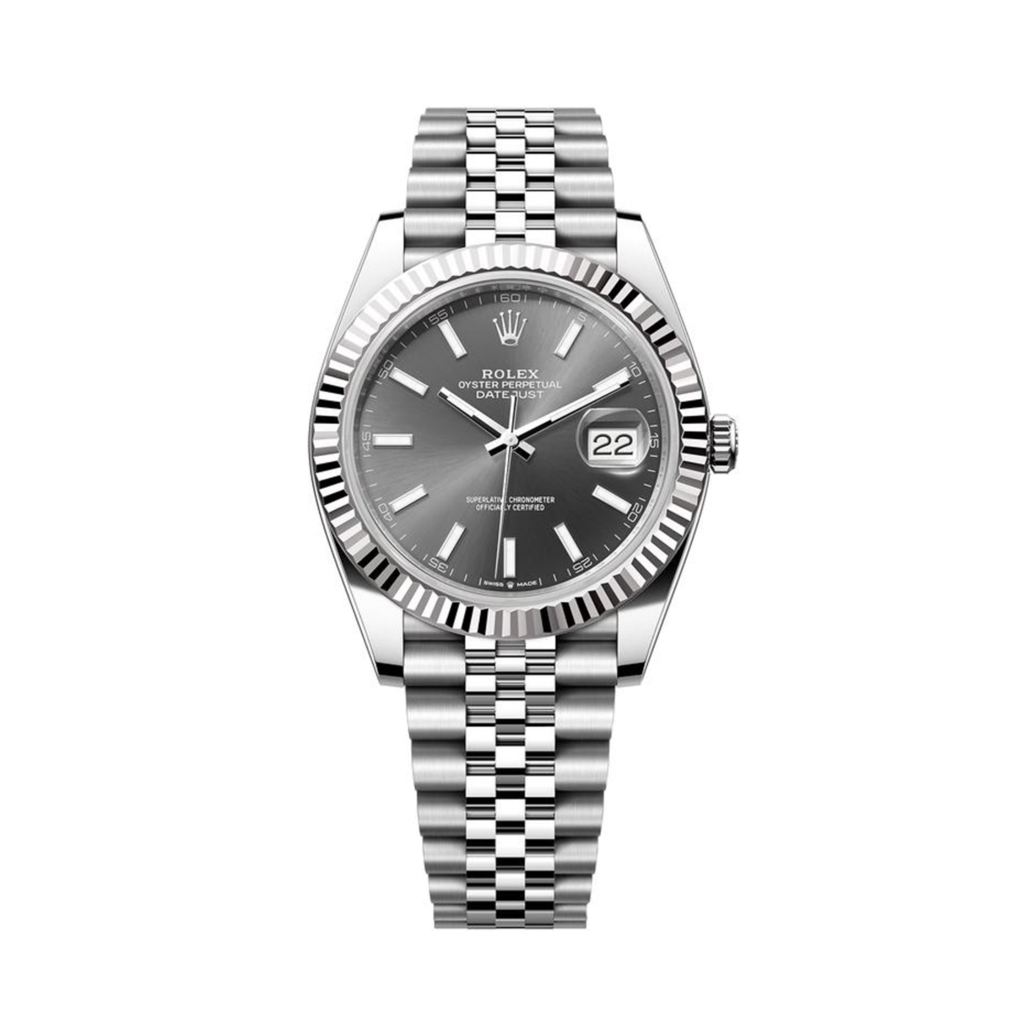 Rolex Datejust 41 126334 Stainless Steel Black Dial Jubilee Bracelet